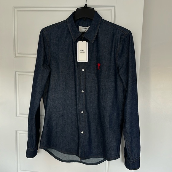 Ami Alexandre Mattiussi Other - Ami denim shirt. Size medium. New with tag